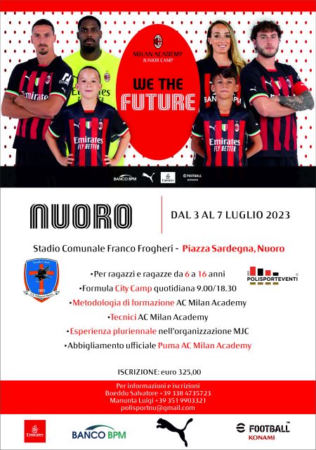 MILAN ACADEMY CITY CAMP- NUORO - Campus Calcio