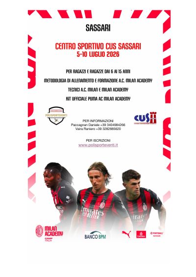 MILAN ACADEMY DAY CAMP -SASSARI - 